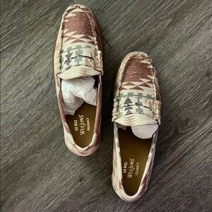 G.H. Bass & Co. Men's Patterned Loafers in Brown and Gray